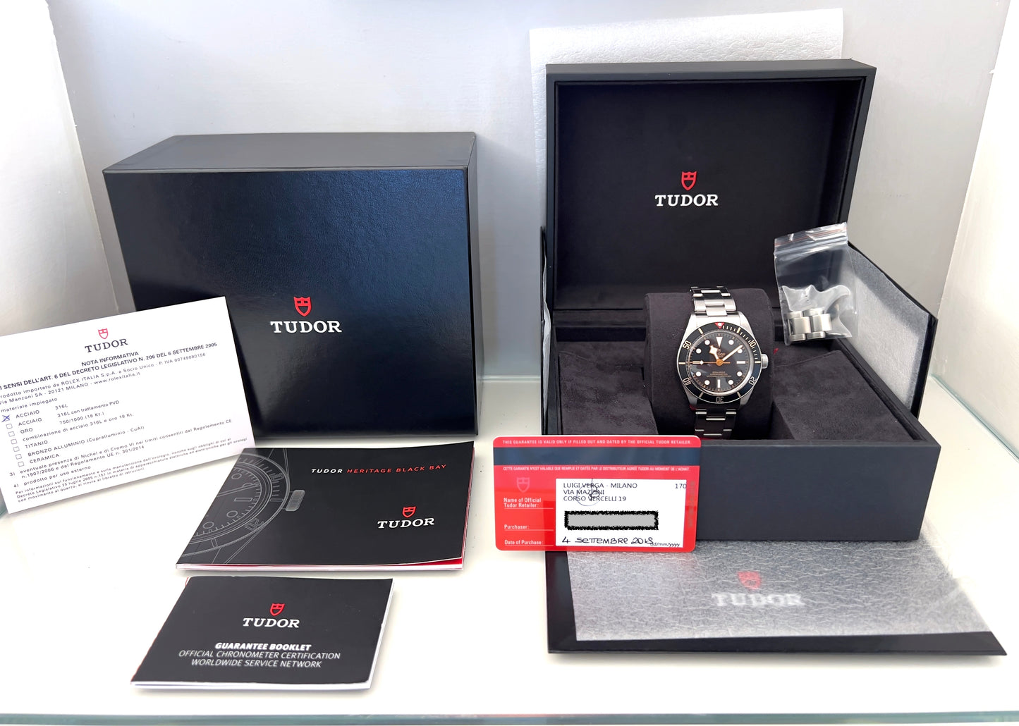Tudor Black Bay full set