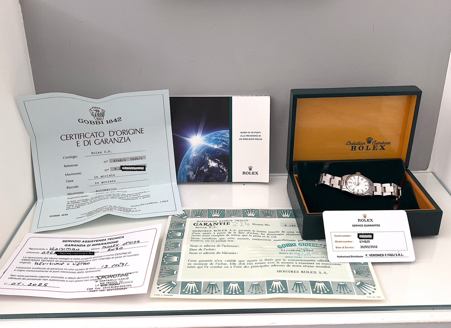 Rolex Oyster Perpetual 31mm full set. Service Rolex