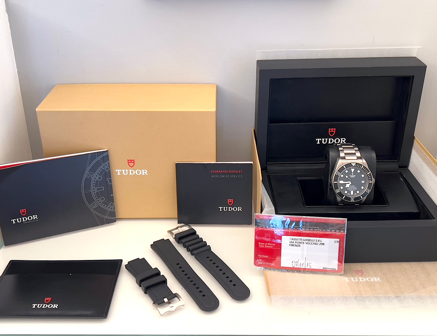 Tudor Pelagos 25600 titanium full set