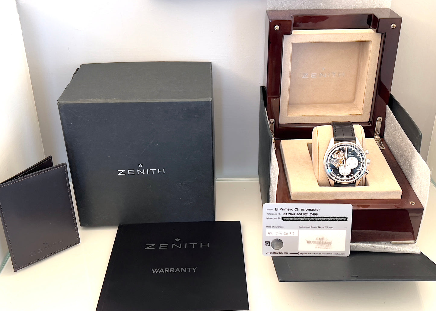Zentih El Primero Chronomaster 1969 Open SPECIAL EDITION full set
