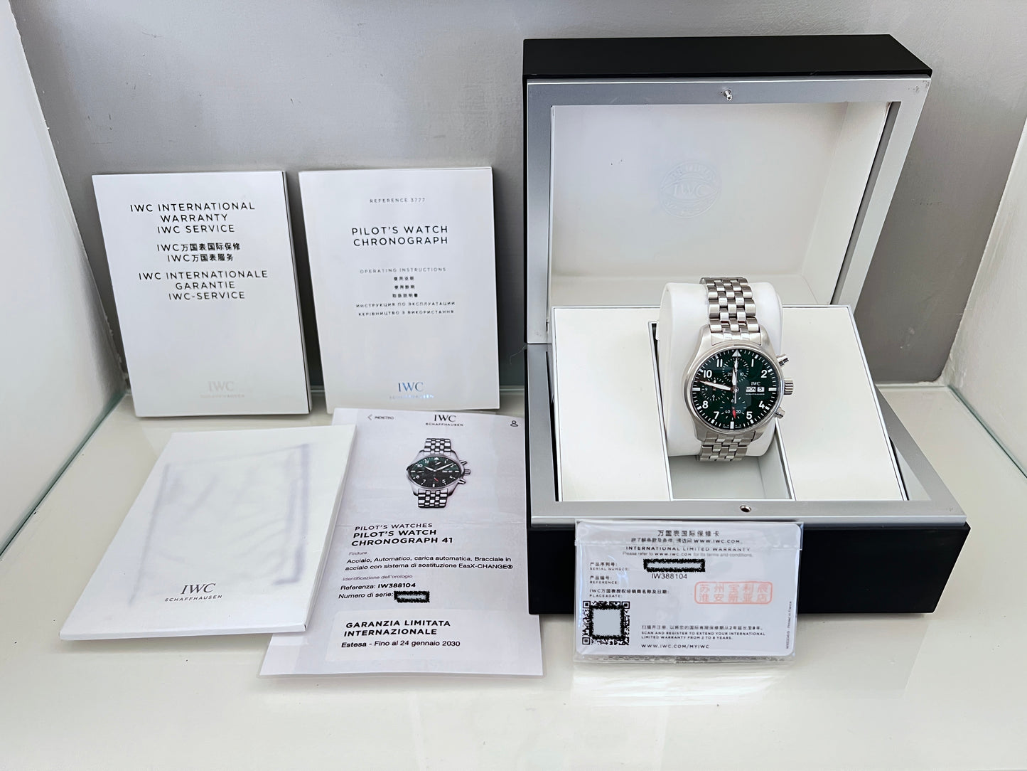 IWC PILOT GREEN IW388104
