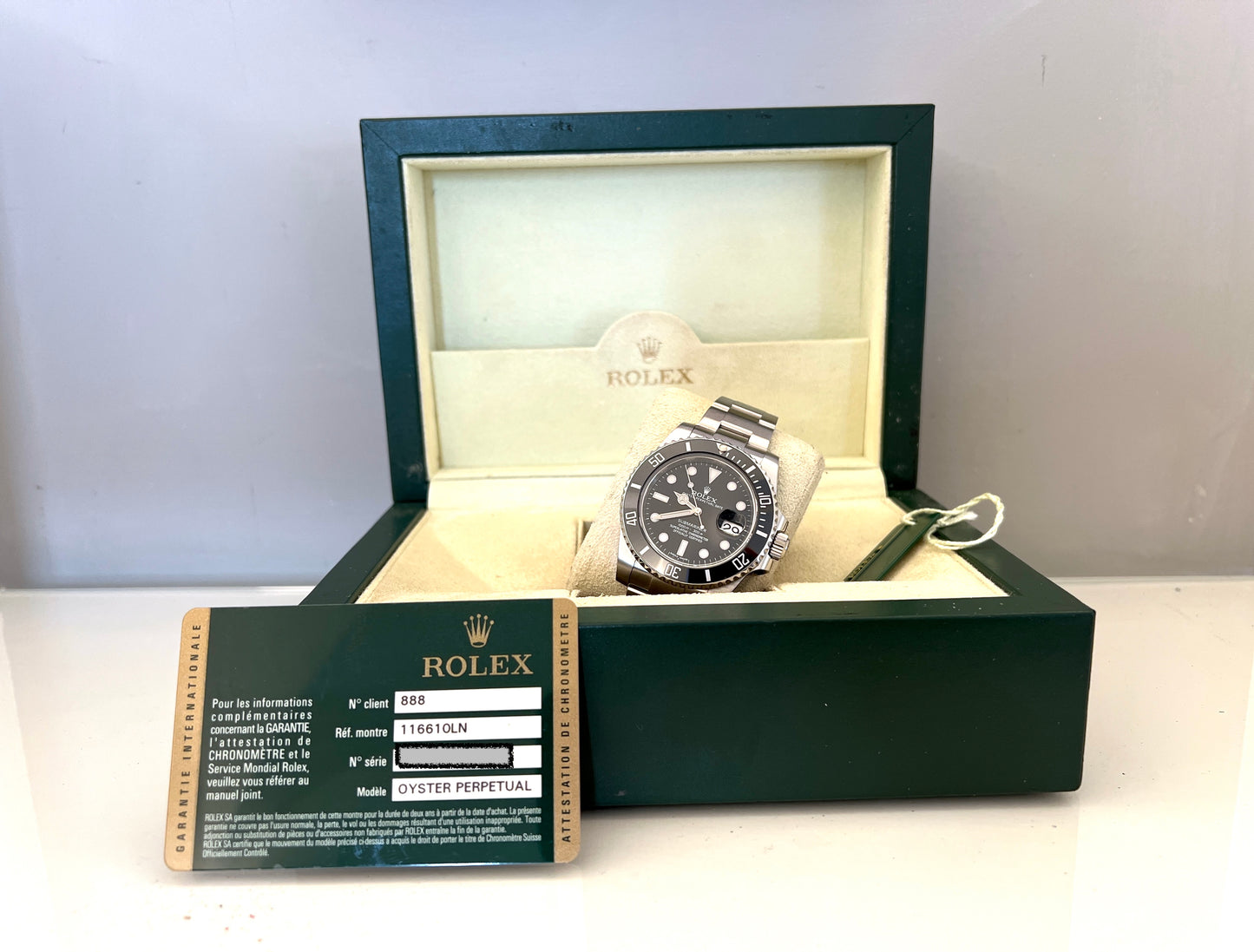 Rolex Submariner 116610 ceramic 40mm