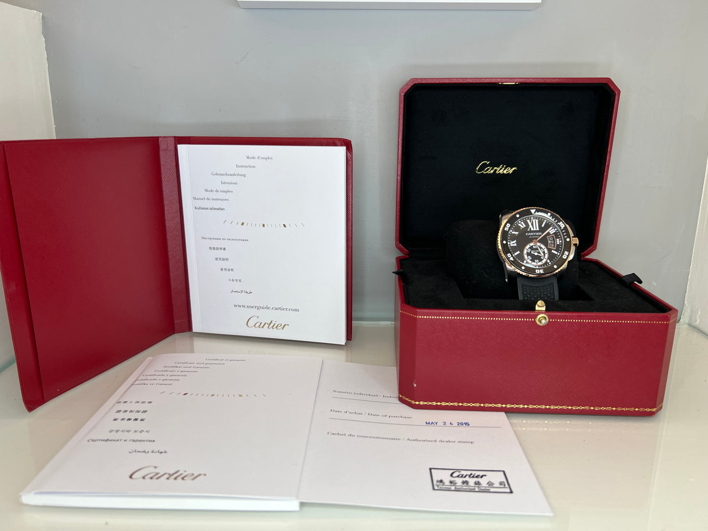 Cartier Calibre De Cartier Diver full set