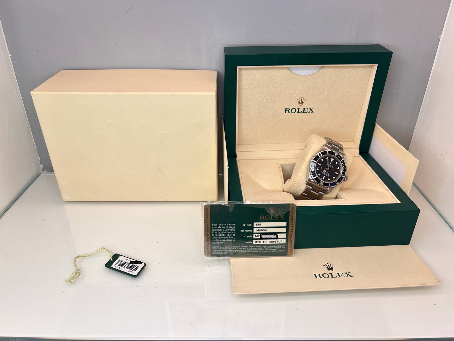 Rolex Submariner 14060M 2008 RRR 4 scritte
