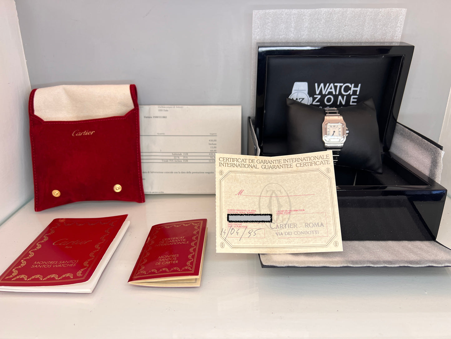 Cartier Santos lady full set revisionato