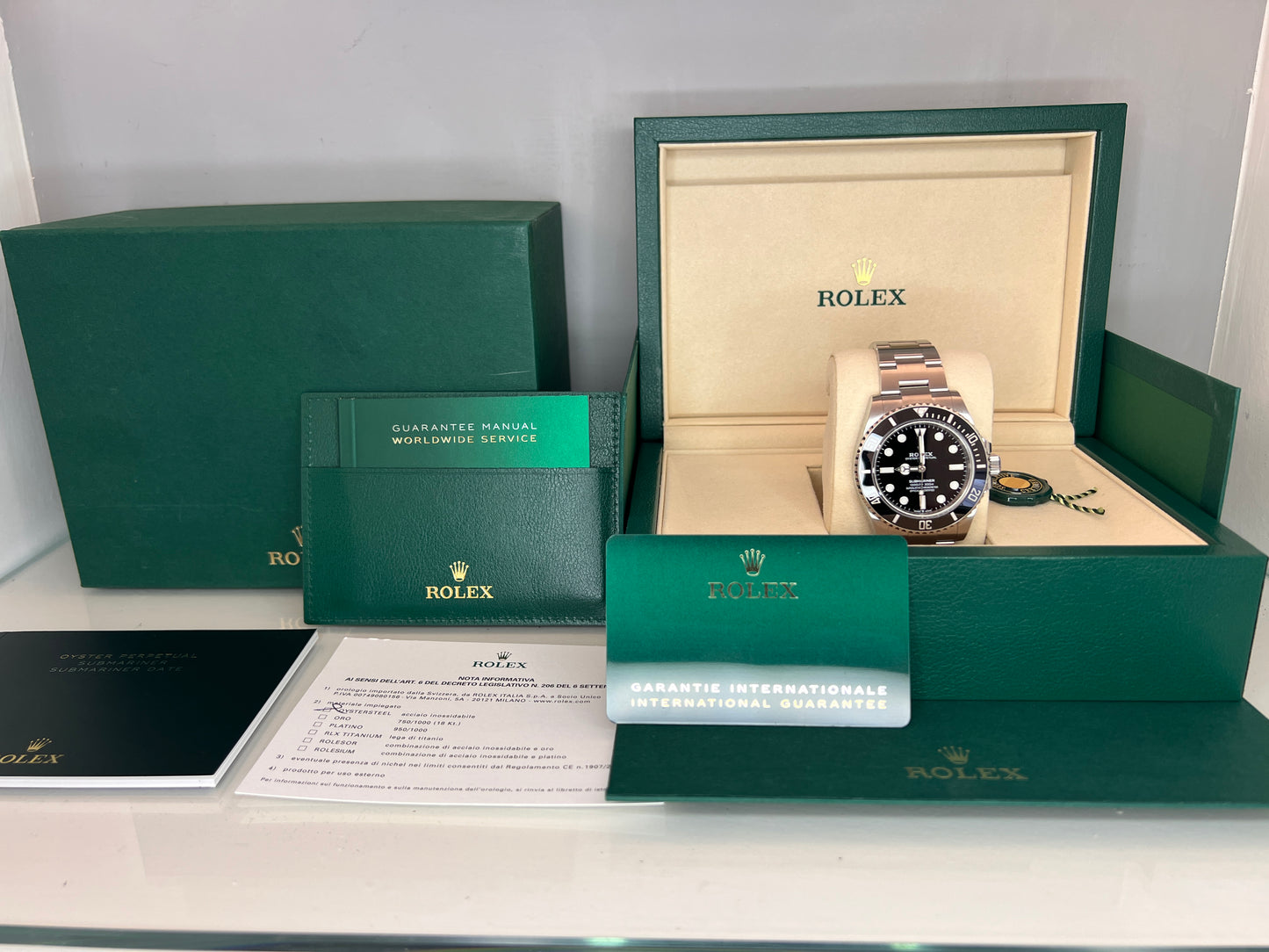 Rolex Submariner 124060 NUOVO