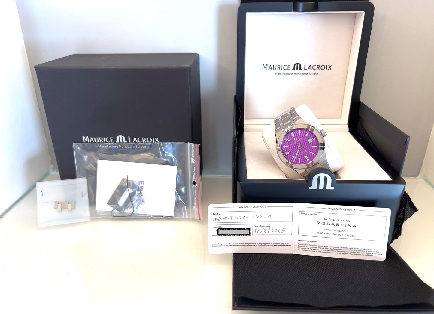 Maurice Lacroix Aikon 2025 titanium purple