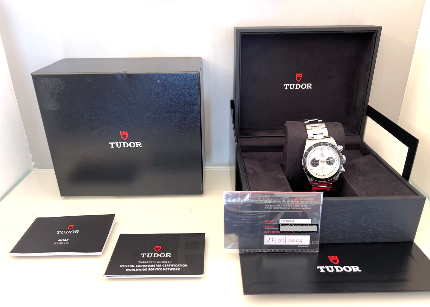 Tudor Black Bay Chrono panda 2024 full set