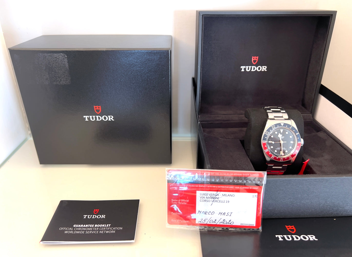 Tudor Black Bay GMT full set