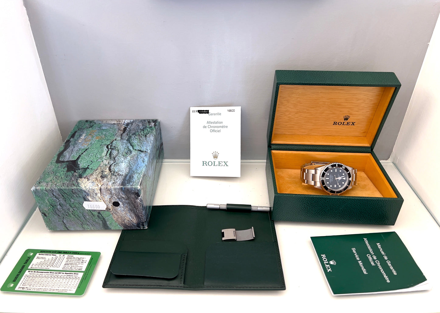 Rolex Seadweller 16600 2007 full set TOOL KIT