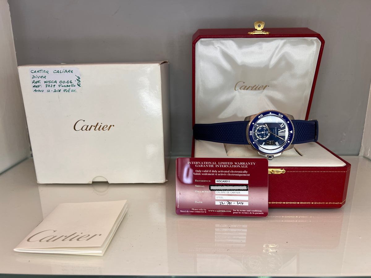 Cartier Calibre De Cartier Diver full set