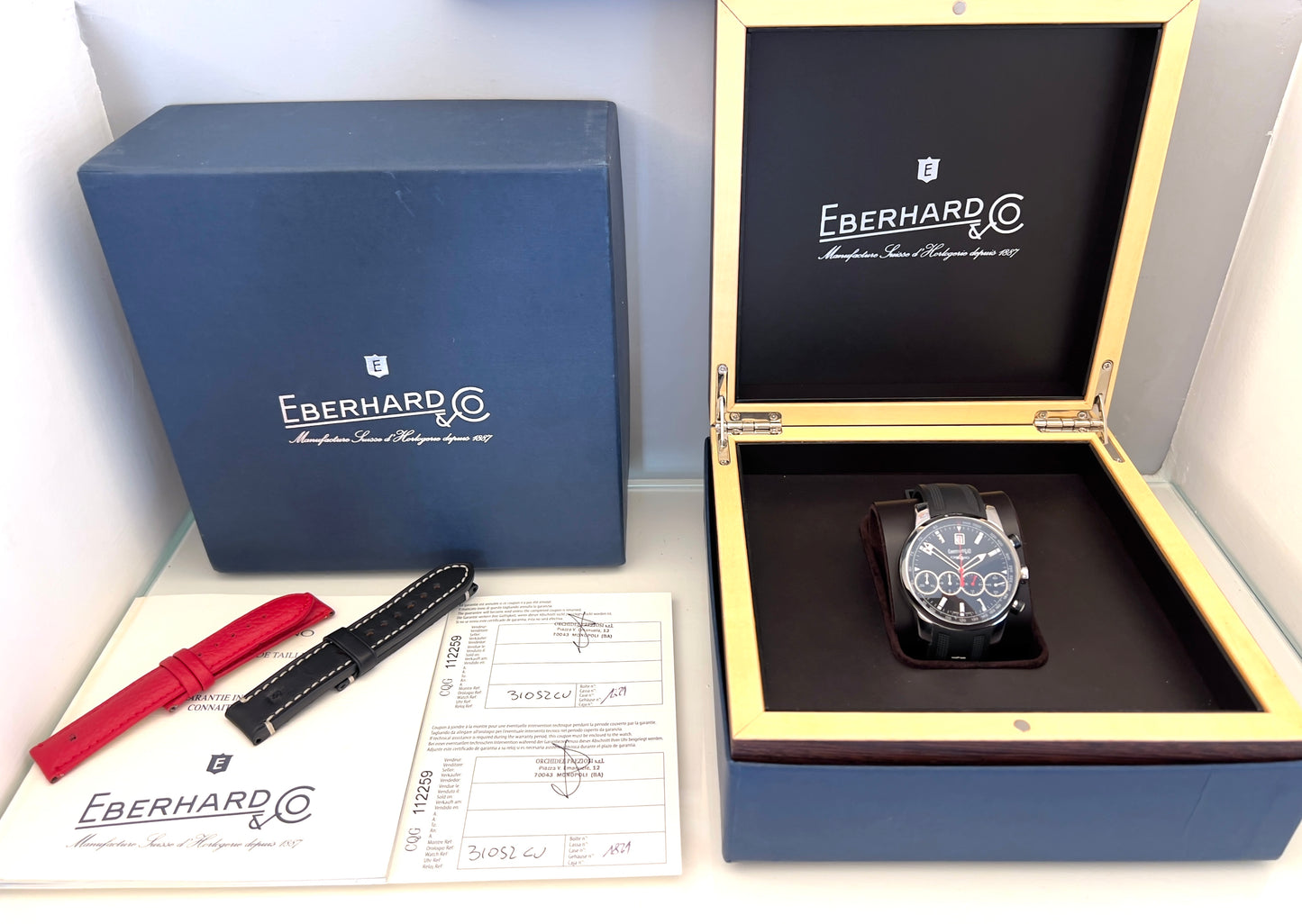 Eberhard Chrono4 Grand Taille full set