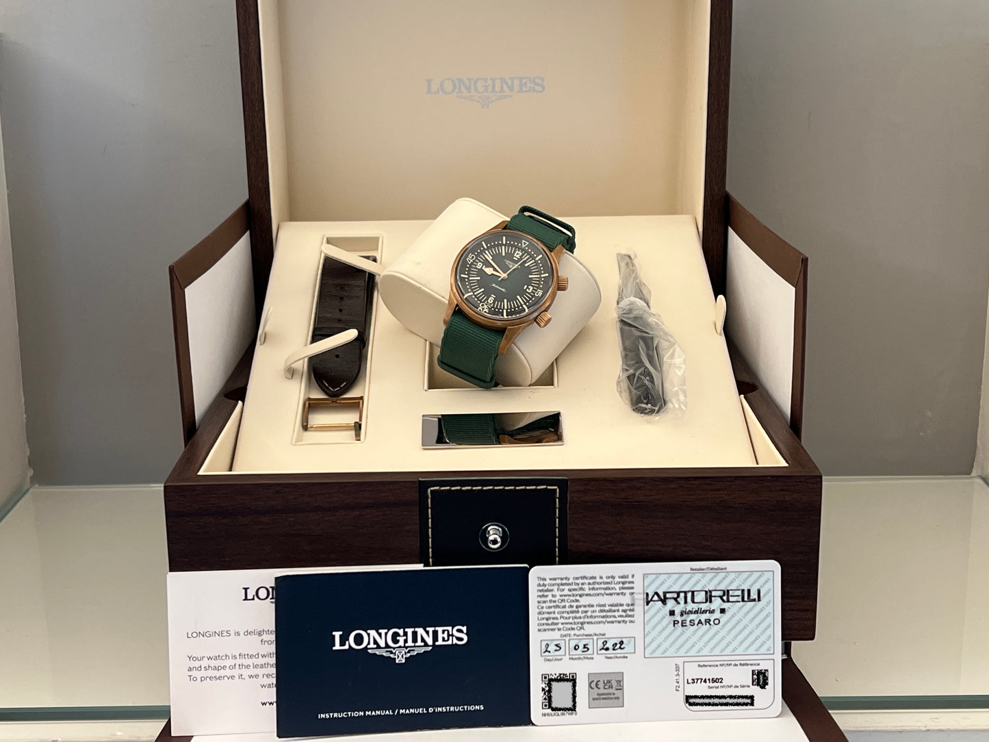 Longines Legend Diver bronze 2022 full set