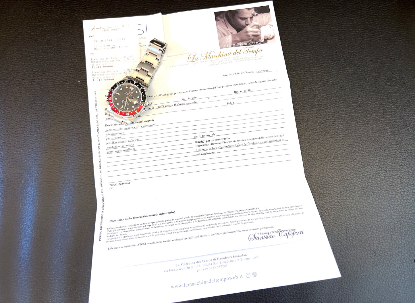 Rolex GMT 16710 NO FORI full set revisionato