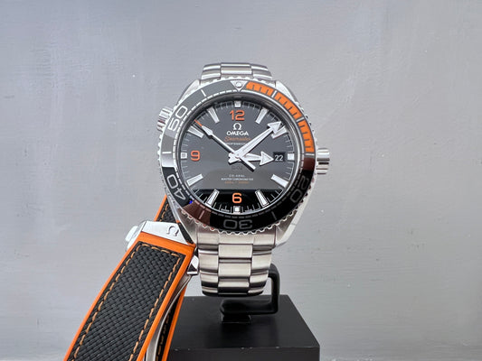 Omega Seamaster Planet Ocean 2018 BRACCIALE +GOMMA