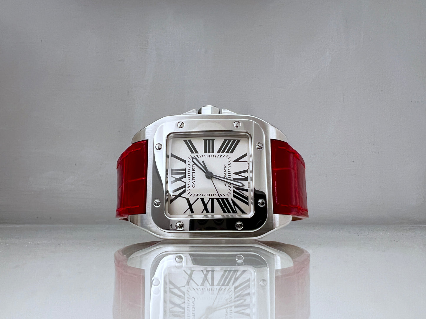 Cartier Santos 100 XL full set - 3 cinturini