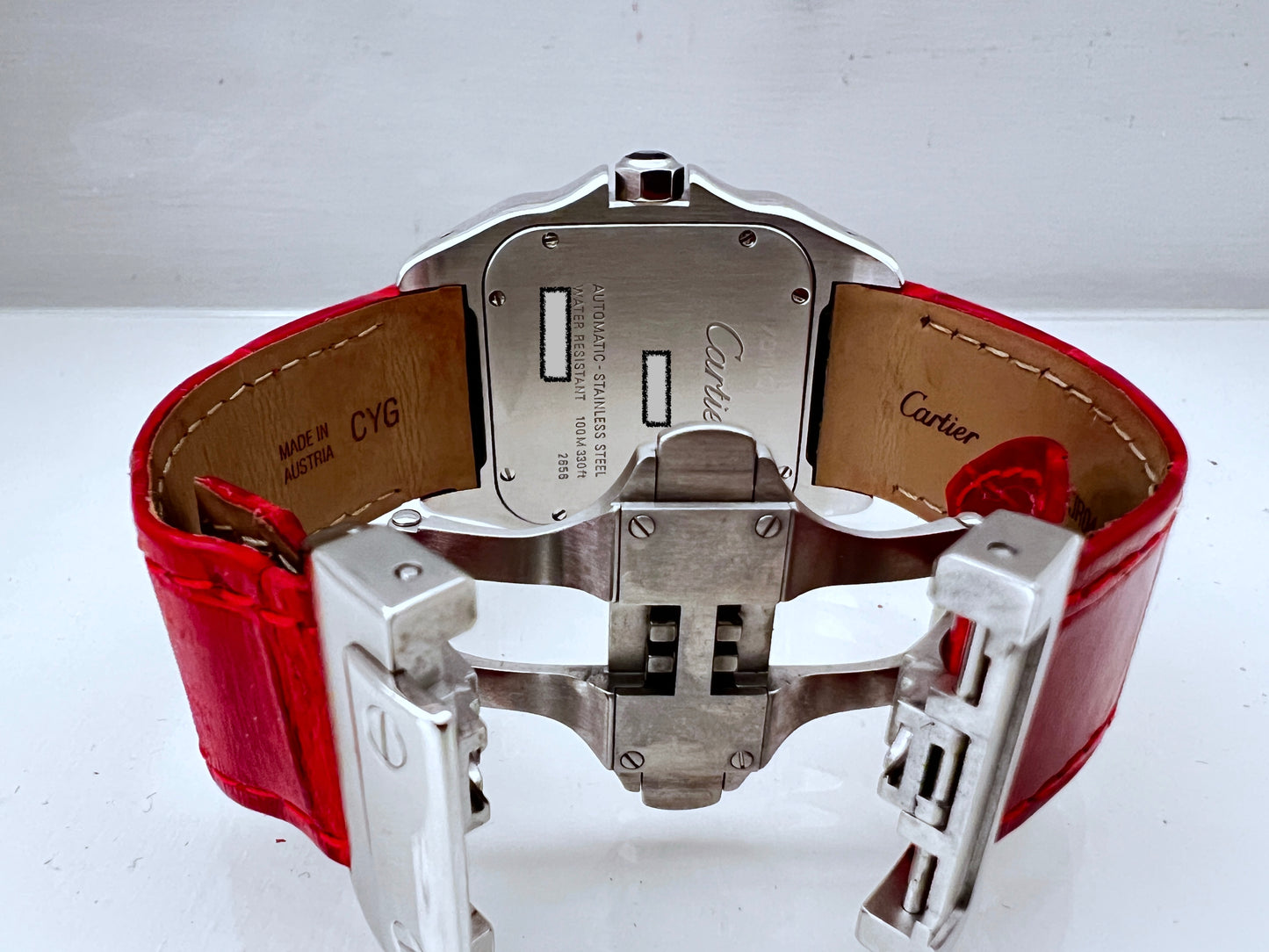 Cartier Santos 100 XL full set - 3 cinturini