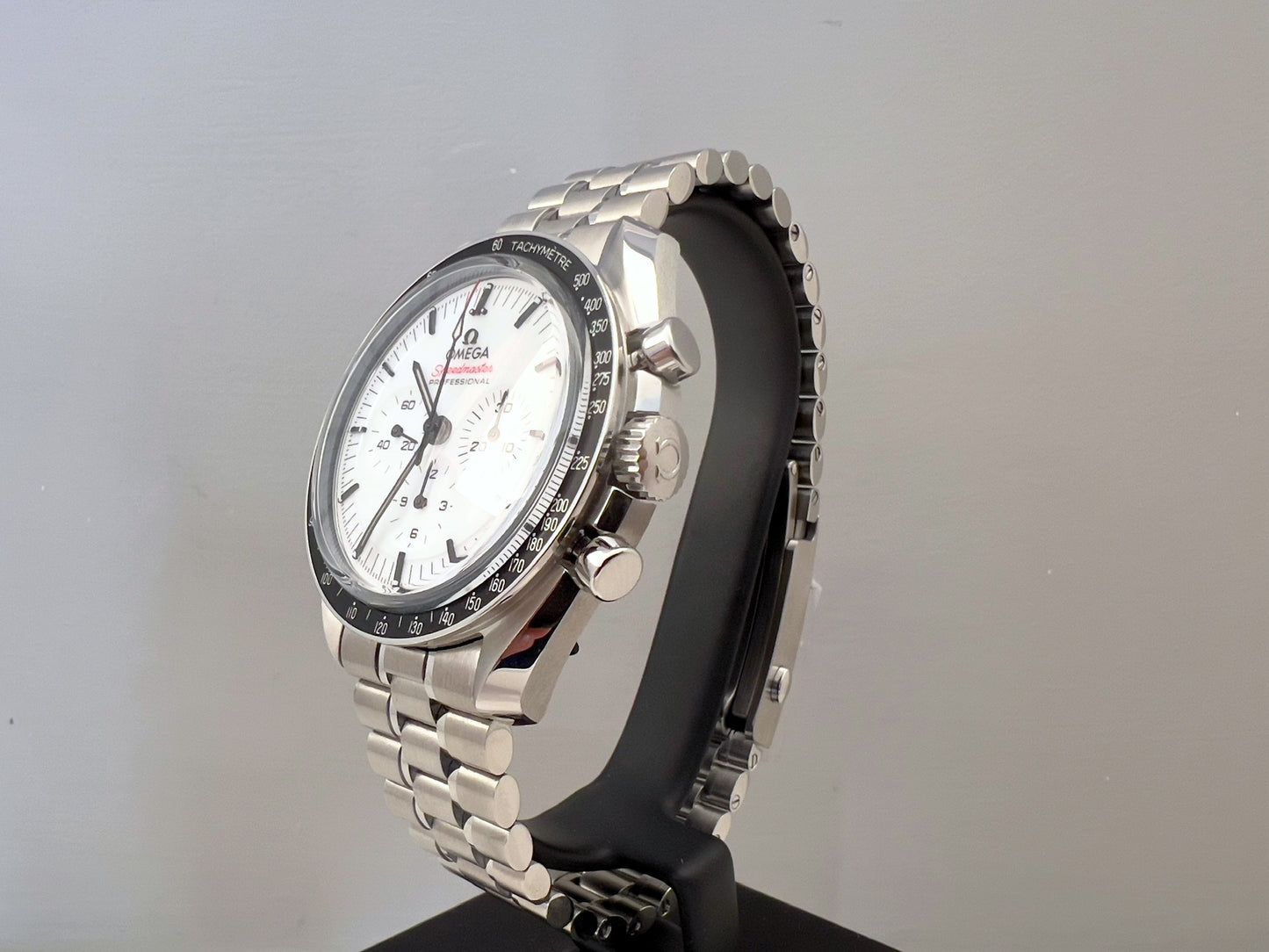 Omega Speedmaster Moonwatch bianco NUOVO CON PELLICOLE