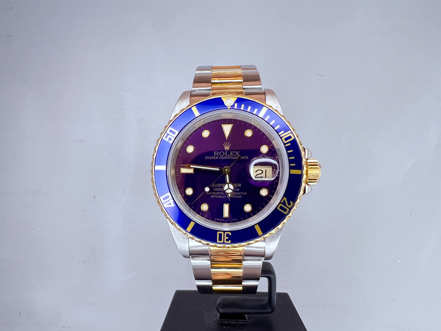 Rolex Submariner 16613 VIOLA full set doppia ghiera