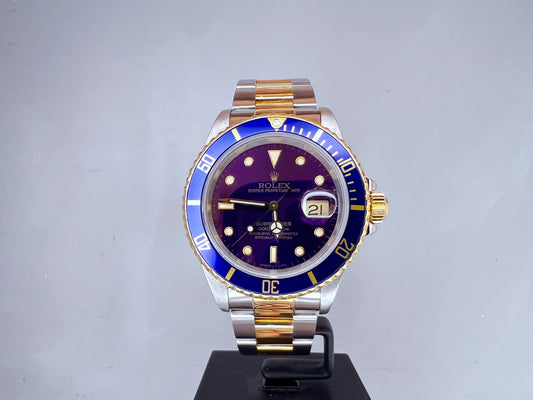 Rolex Submariner 16613 VIOLA full set doppia ghiera