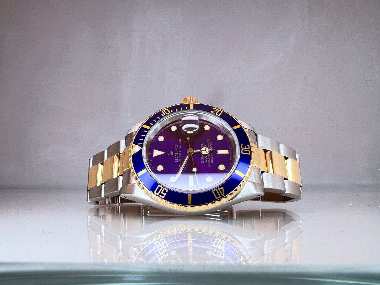 Rolex Submariner 16613 VIOLA full set doppia ghiera