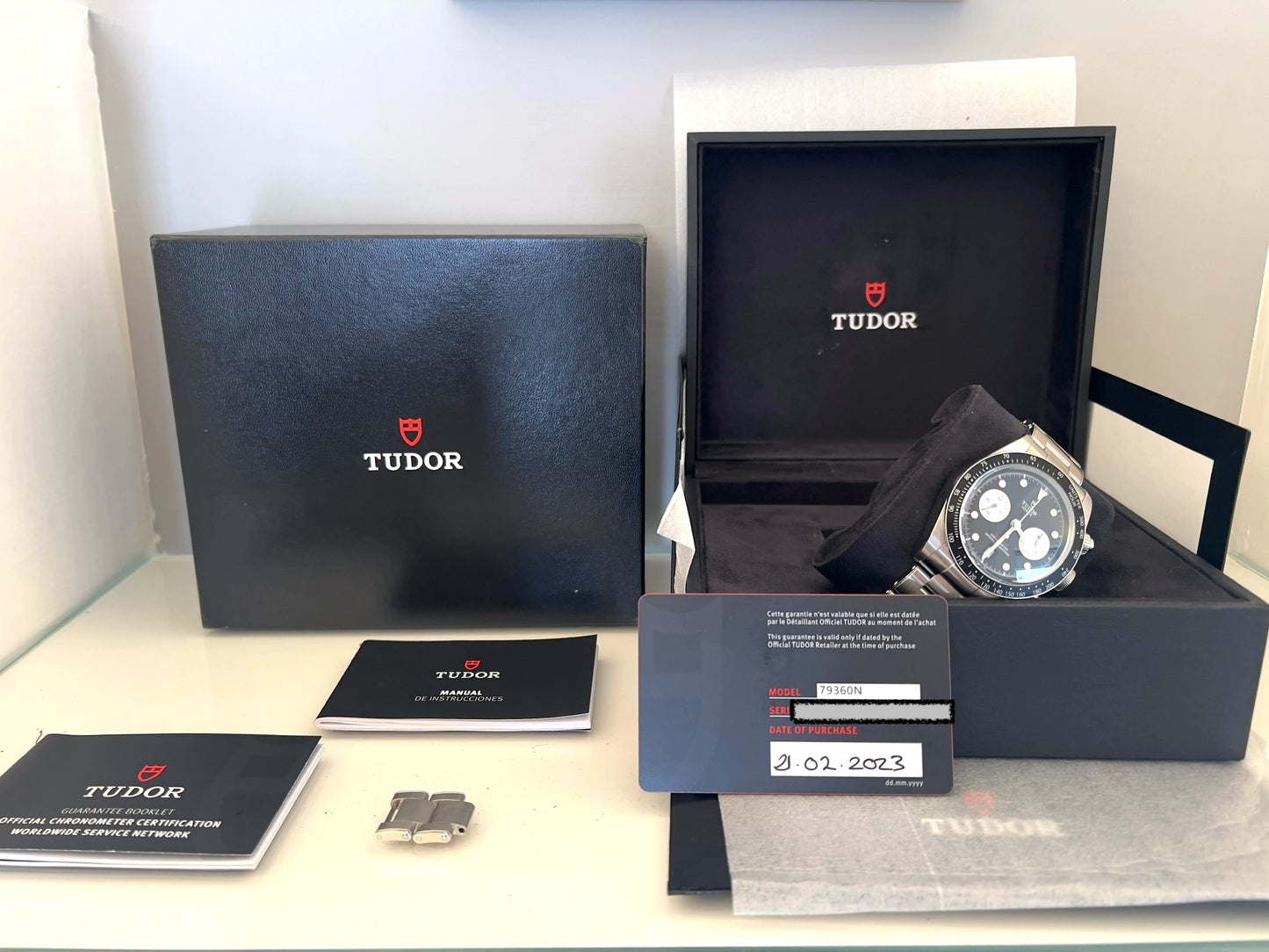 Tudor Black Bay chrono 2023 FULL SET