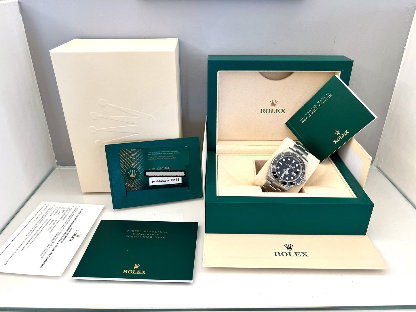 Rolex Submariner 126610 2022 full set