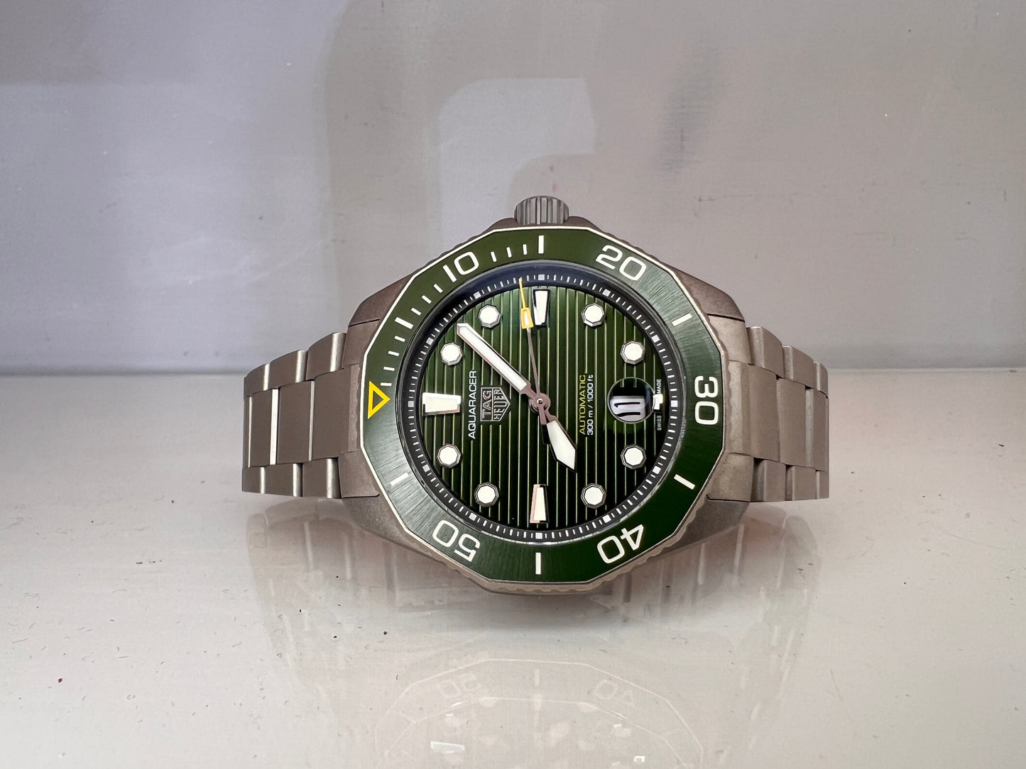 Tag Heuer Aquaracer titanium verde 2023