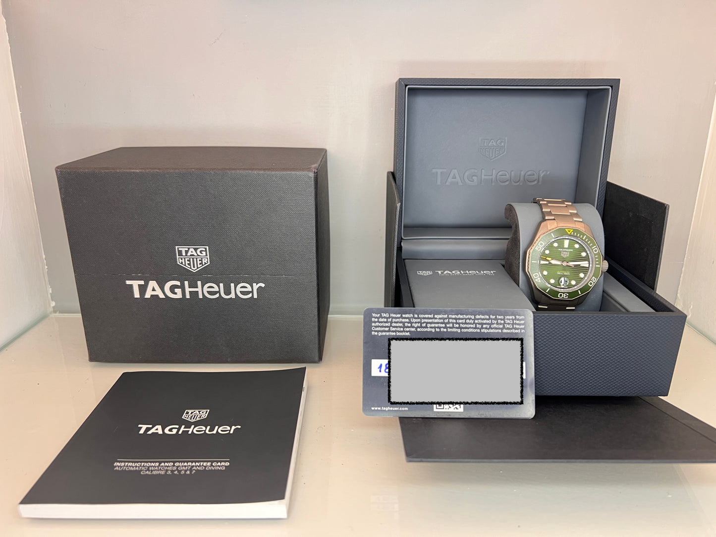 Tag Heuer Aquaracer titanium verde 2023
