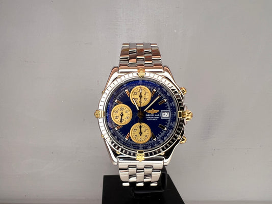 Breitling Chronomat B13050 blu full set