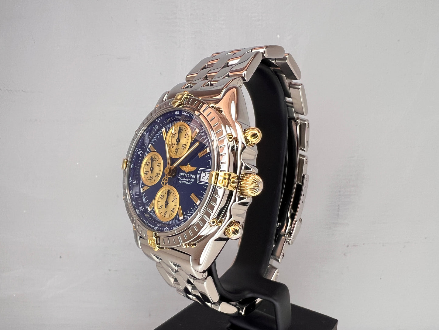 Breitling Chronomat B13050 blu full set
