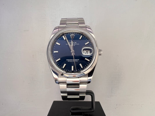 Rolex Date 115200 blu RRR full set