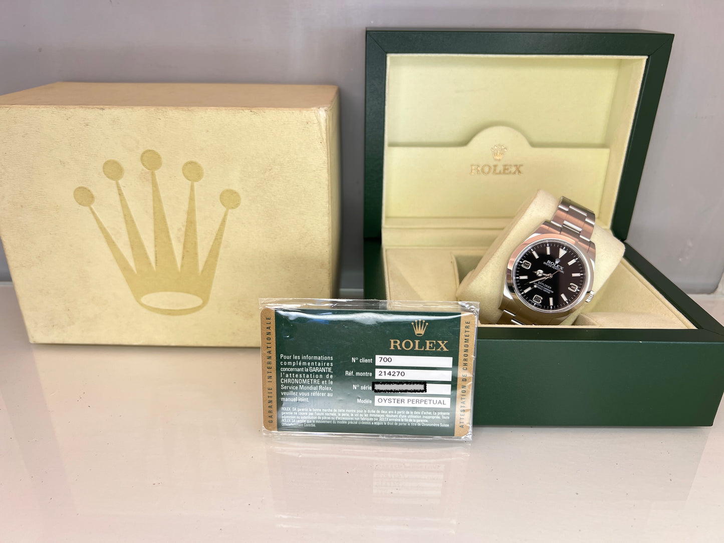 Rolex Explorer 39mm 214270