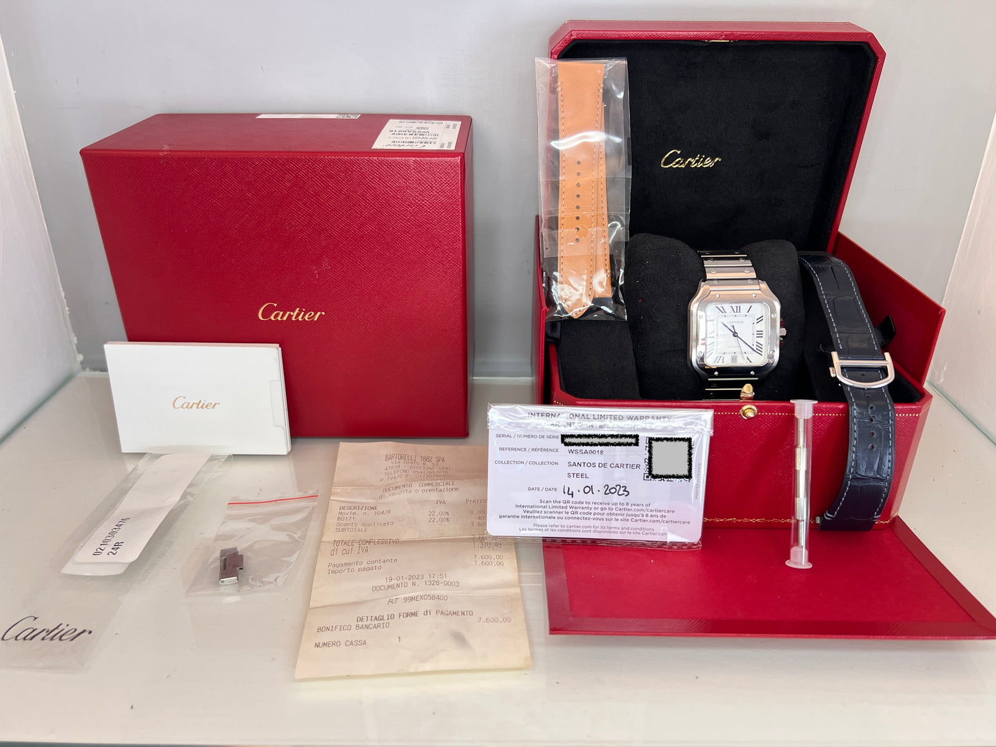 Cartier Santos 2030 full set