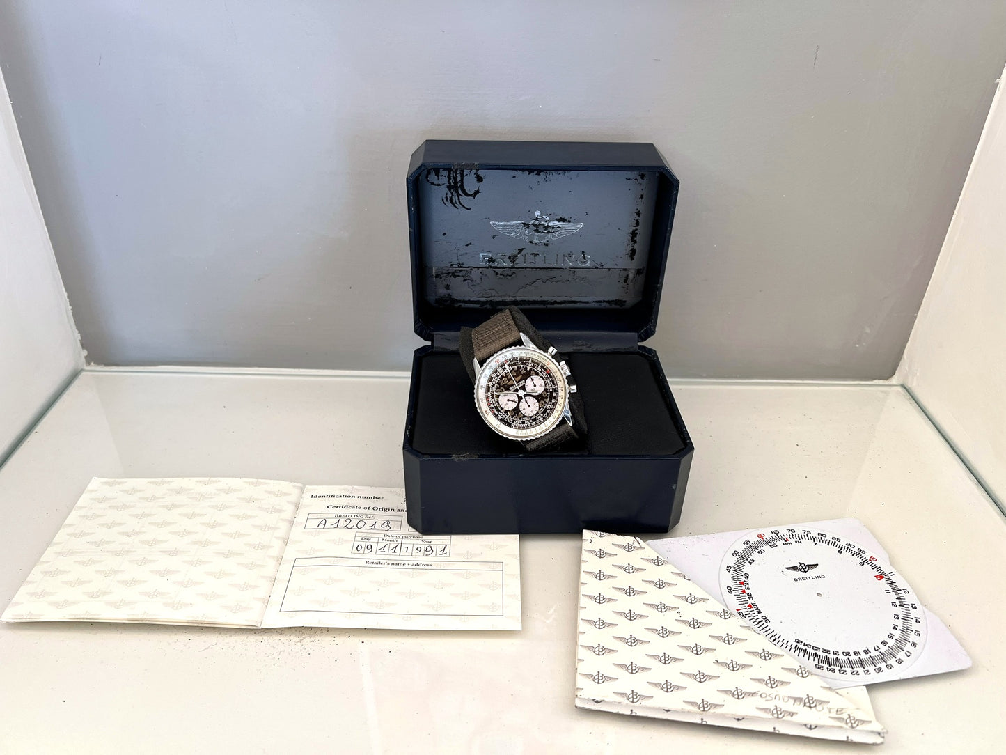 Breitling Navitimer Cosmonaute A12019 full set serviced