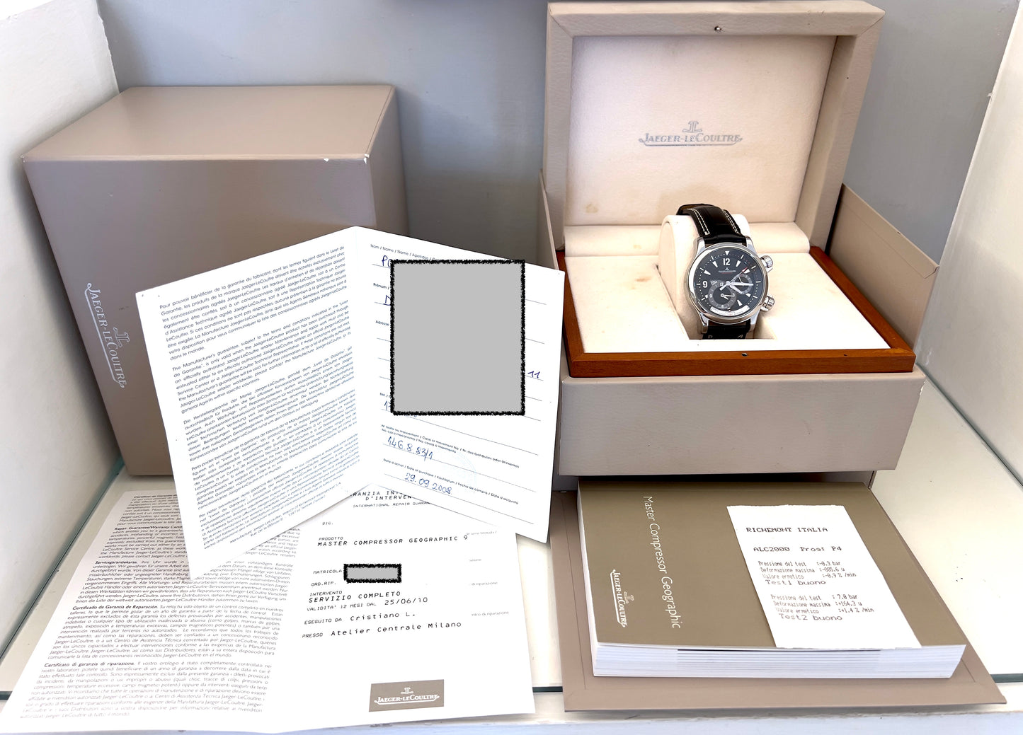 Jaeger LeCoultre Master compressor Geographic full set