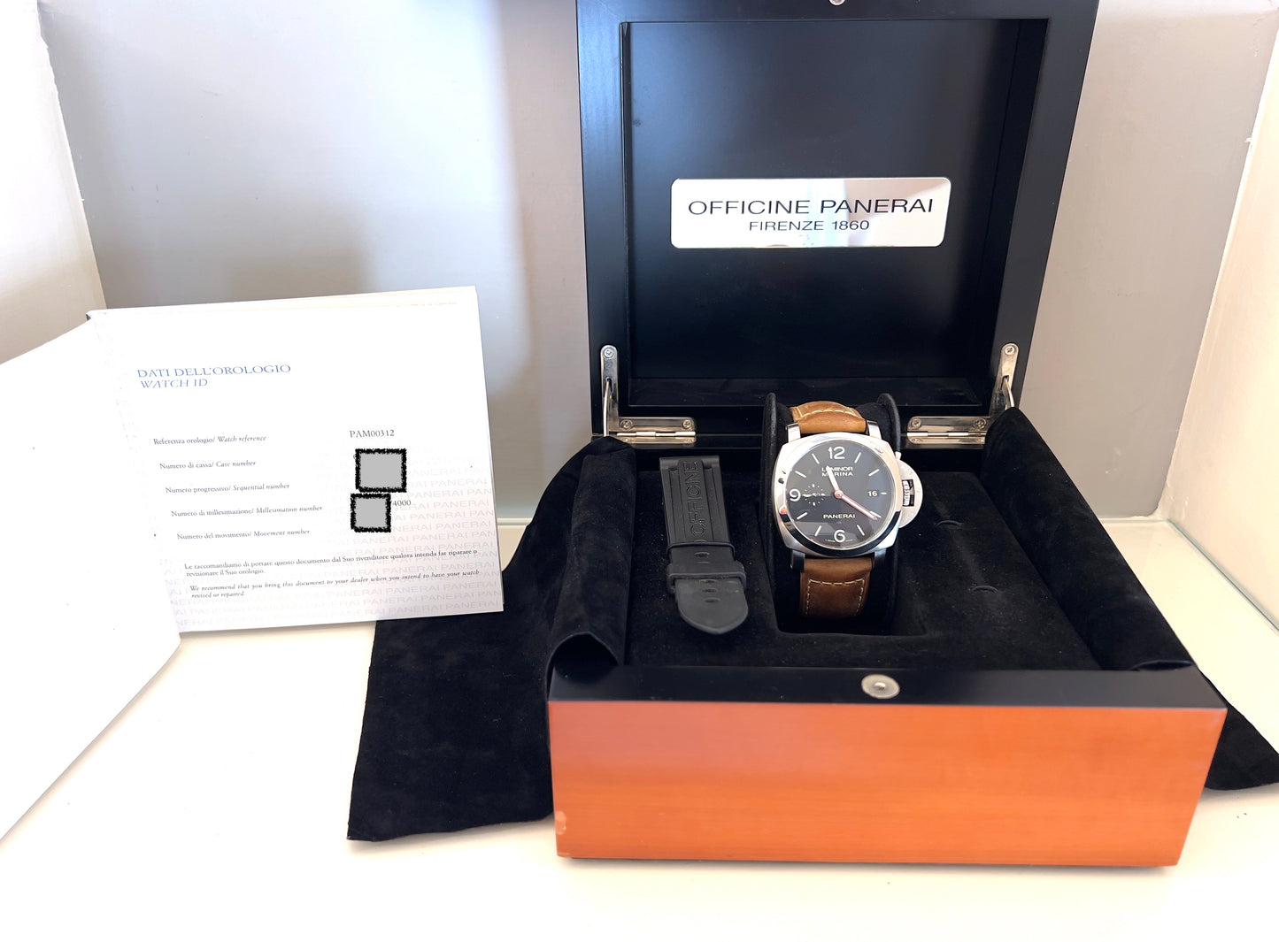 Panerai Luminor Pam 00312 ful set