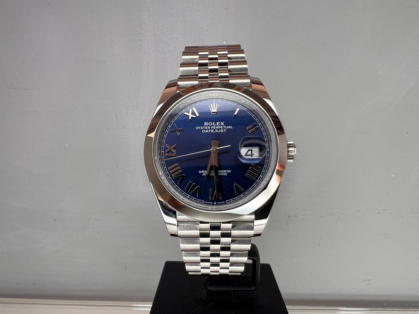 Rolex Datejust 41 BLU 126300 NUOVO