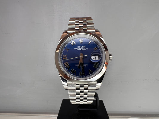 Rolex Datejust 41 BLU 126300 NUOVO