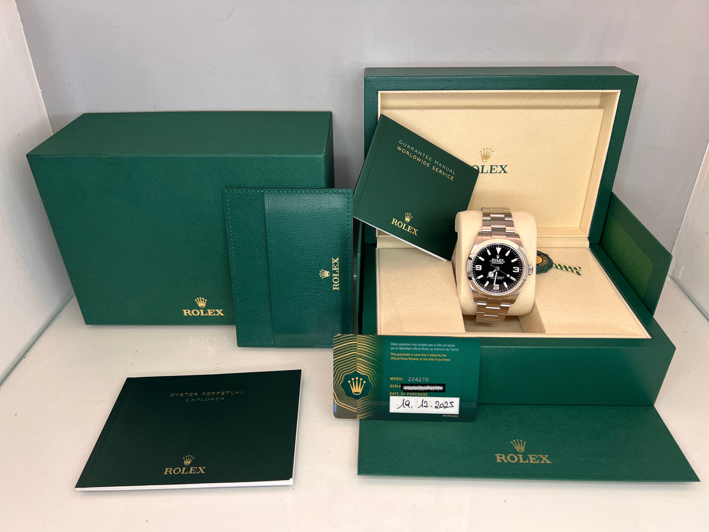 Rolex Explorer 40mm 224270 NUOVO