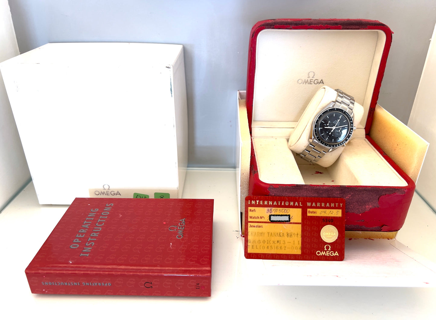 Omega Speedmaster Moonwatch 35705000 full set